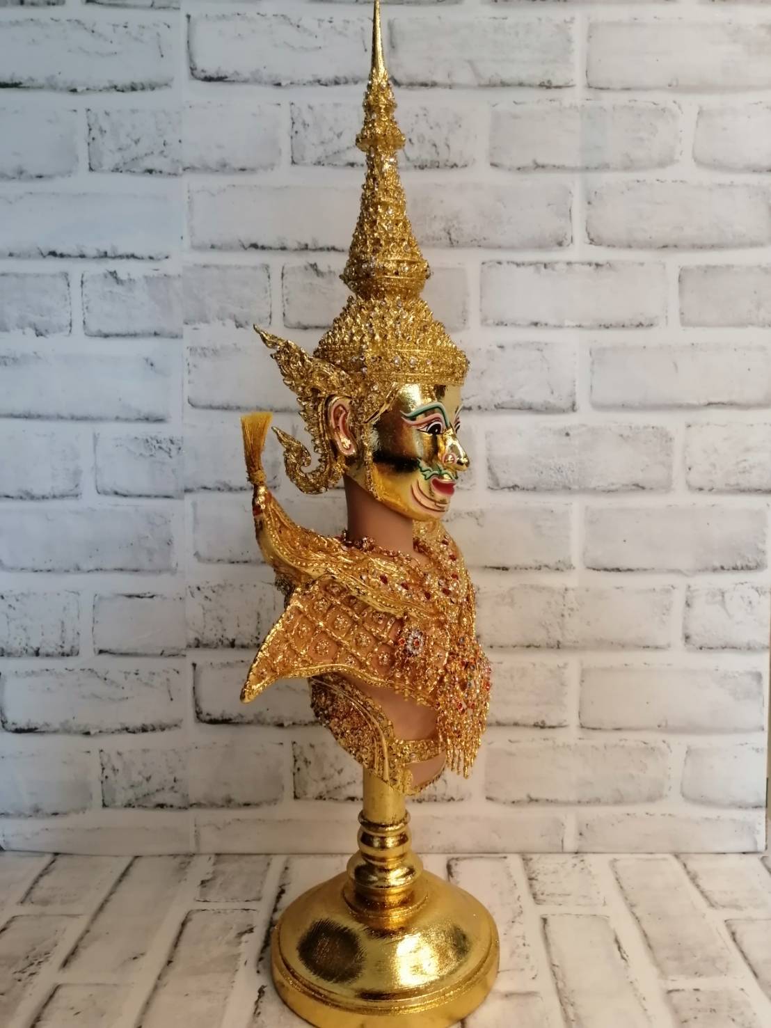 หุ่นพระลักษณ์ พร้อมฐานปิดทอง