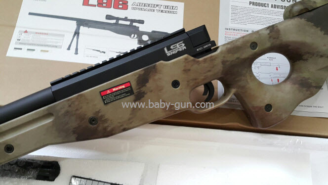 New.E&C L96 Sniper 2016 สีพิเศษ ลาย A-TACS แรง 460f ps รุ่นอัพเกรด กล่องไกเหล็ก+ลูกสูบอลูมิเนียม ราคาพิเศษ