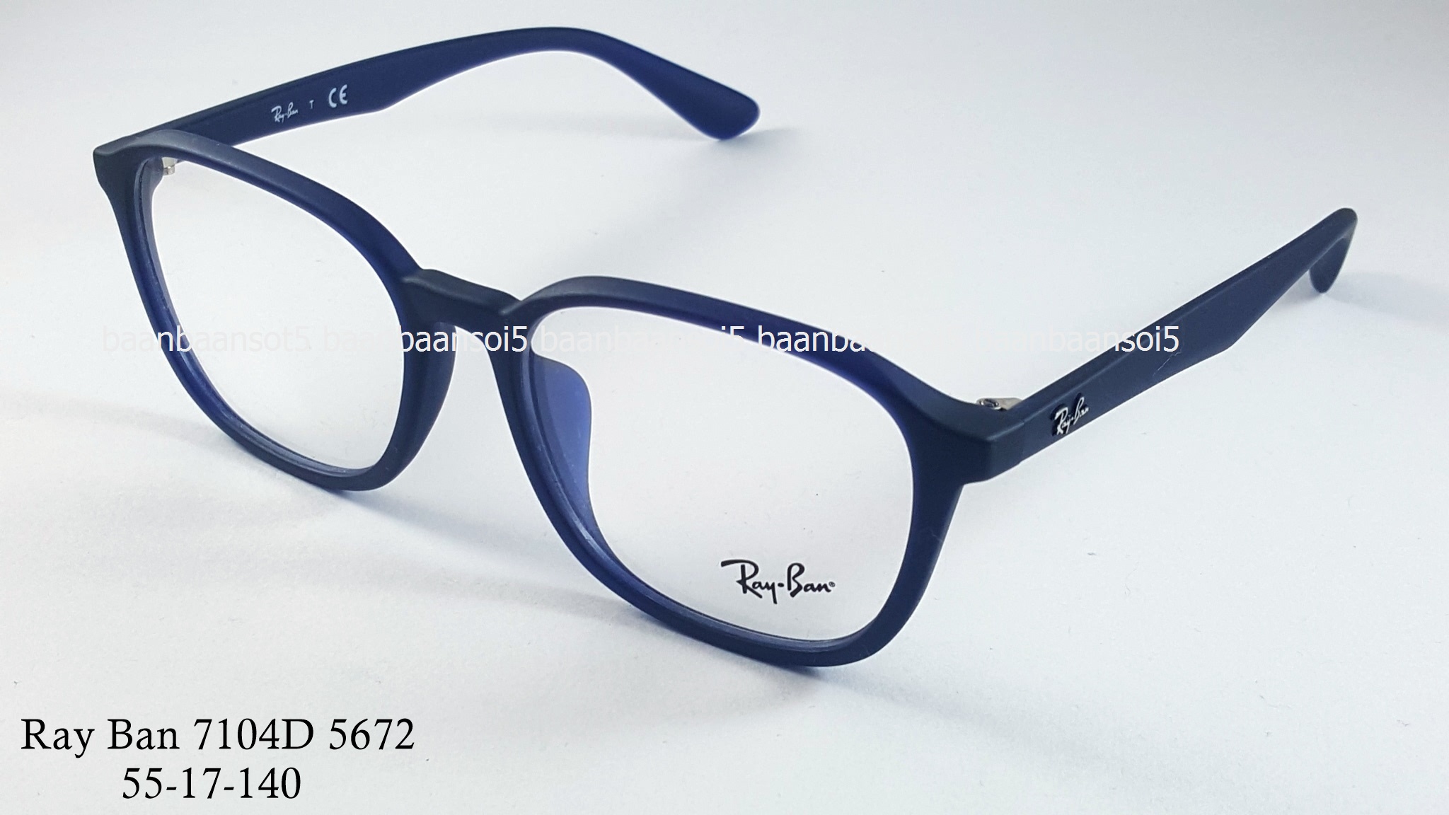 Rayban RX 7104D 5672 โปรโมชั่น กรอบแว่นตาพร้อมเลนส์ HOYA ราคา 2,900 บาท