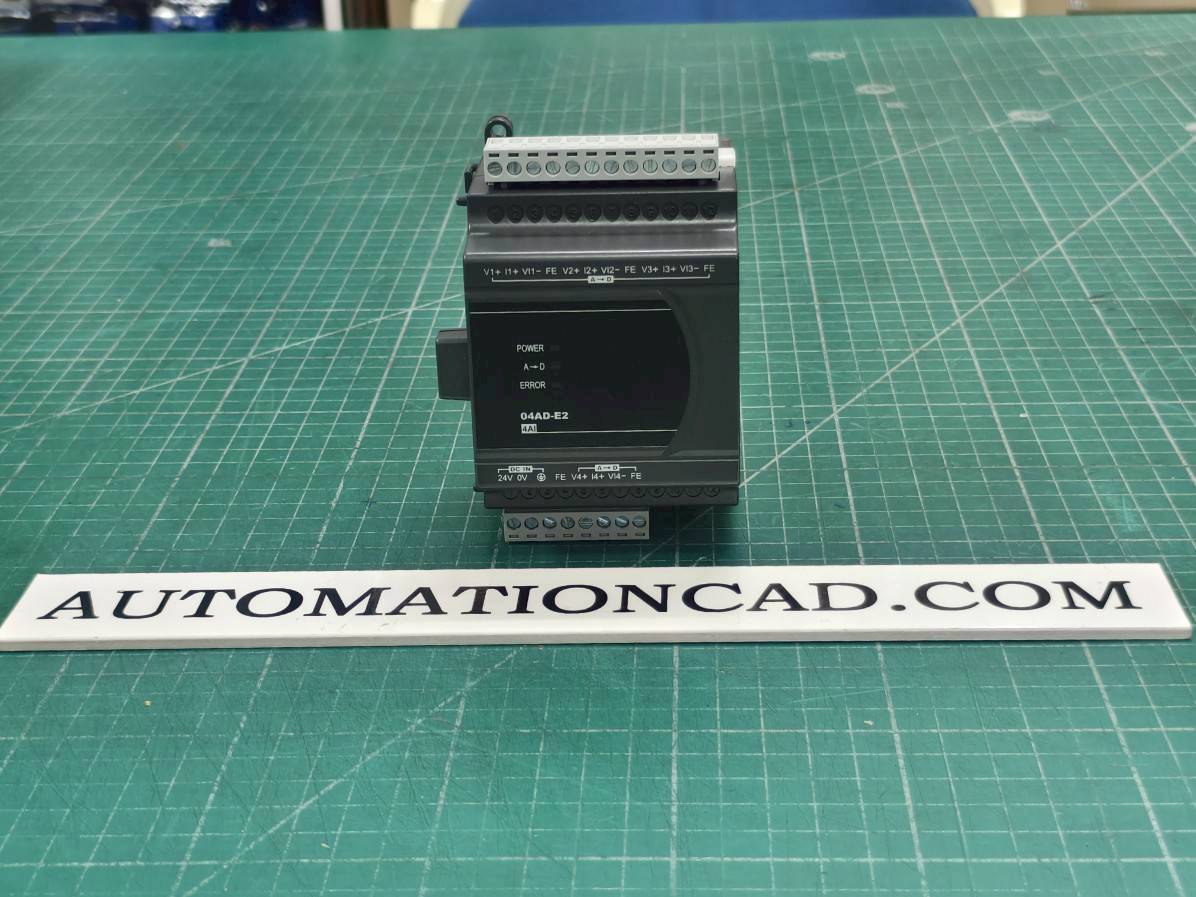 DVP04AD-E2 Delta 4CH Analog In Module สำหรับซีรีส์ DVP-ES3/ES2/EX2