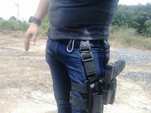 New.ซองปืนรัดต้นขา Glock17 , Glock19 ครบชุด ราคาพิเศษ