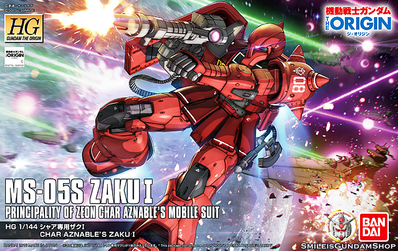 HG 1/144 MS-05S Char's Zaku I[BANDAI]