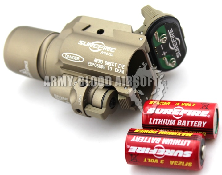 Surefire X400 LED WeaponLight with Laser New Type (Tan)prev next