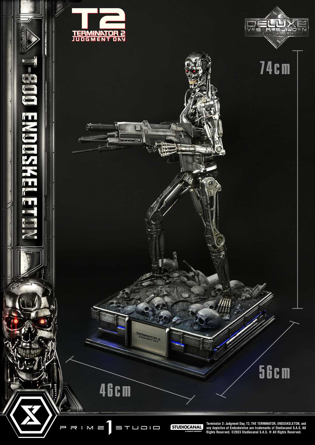 เปิดจอง : T-800 Endoskeleton: Terminator 2: Judgment Day 1/3 Scale (Deluxe Bonus)