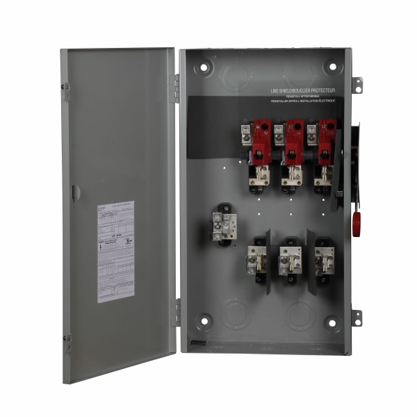 Safety Switches EATON เซฟตี้สวิทช์ 200A 3-Phase แบบใส่ฟิวส์ได้ INDOOR