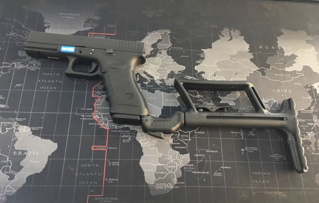 New.พานท้ายยึดหด GLOCK TAC Retractable Stock For Glock(BK)prev ราคาพิเศษ