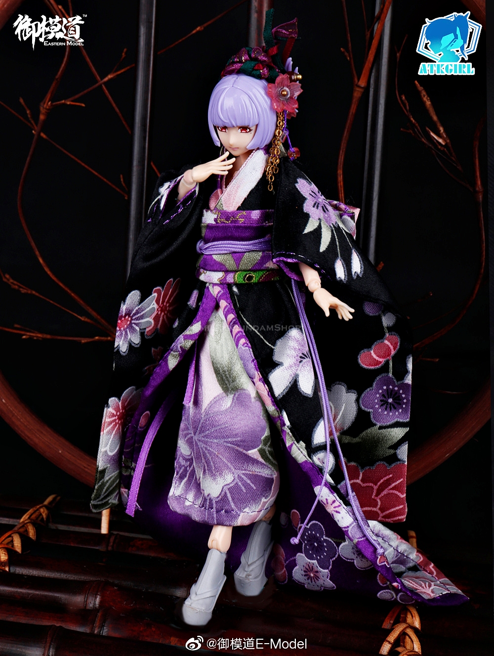 [PO]พาทเสริมชุดกิโมโน For 1/12 ATK GIRL Arachne Spider Mother[E-MODEL]