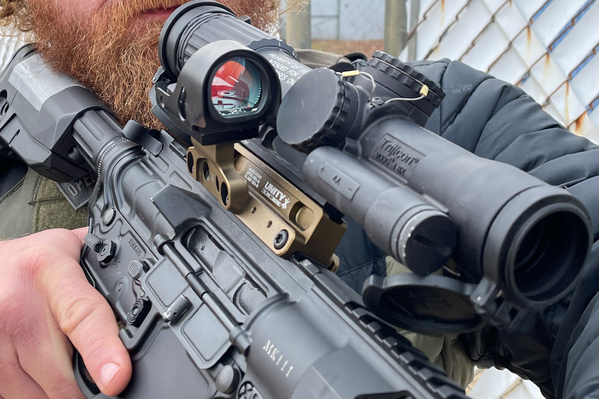 New.ดอท Acog + ขาจับดอทAcog Unity (Trijicon Acog + Unity FAST™ COG Series Mount) (ดอท Trijicon Acog + Unity FAST COG Series Mount) (เรทดอท Acog + ขา Unity) (Acog + ขายกสูง) ขาจับ + ดอทAcog