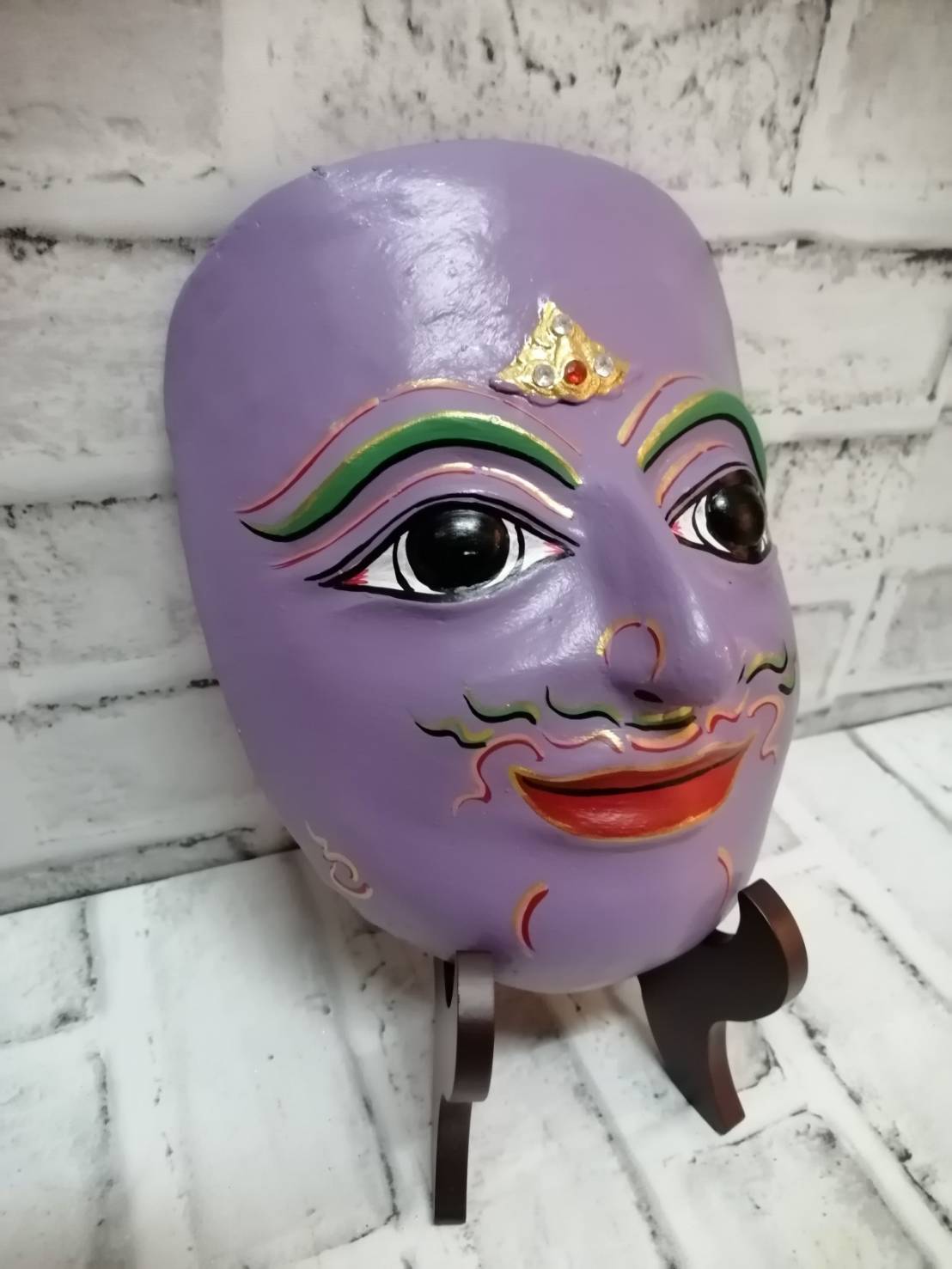 หน้ากาก พระนารายณ์ ใส่ตาแก้ว