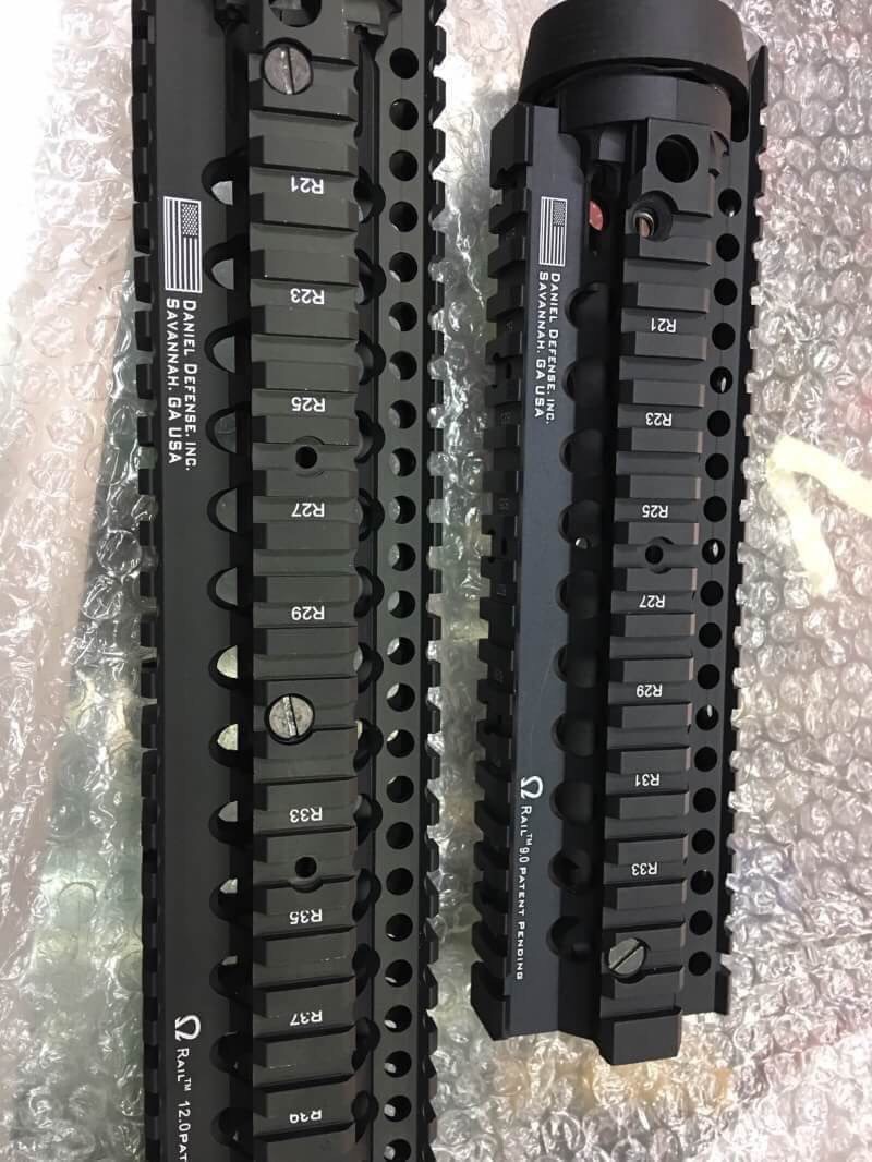 New.Daniel Defense Omega 9" / 12" Inch Rail Handgaurd With Delta Ring for M4 Cmng / 5.56 (BK) ราคาพิเศษ