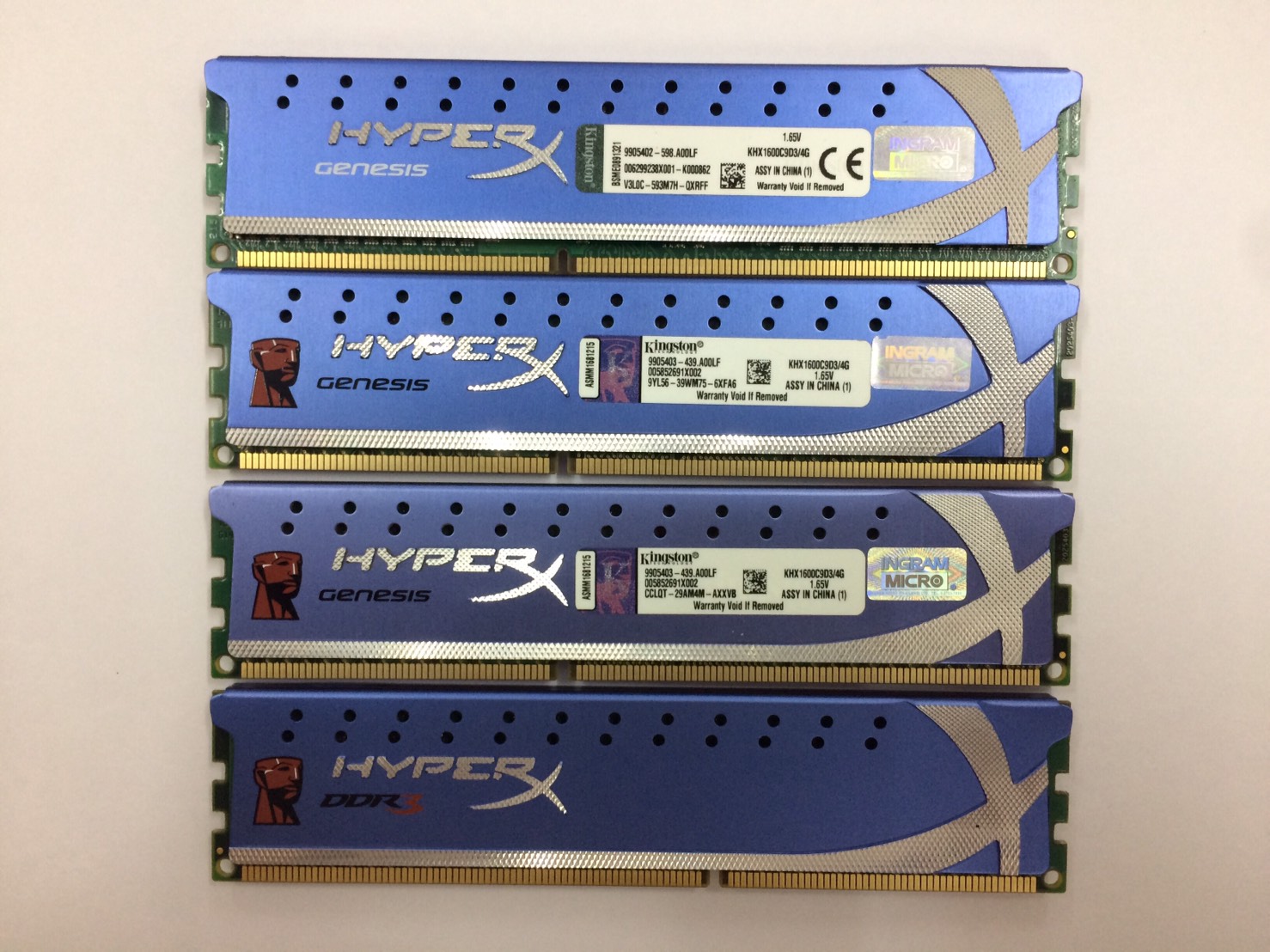 RAM PC Hyper-X DDR3 (1600) 4GB