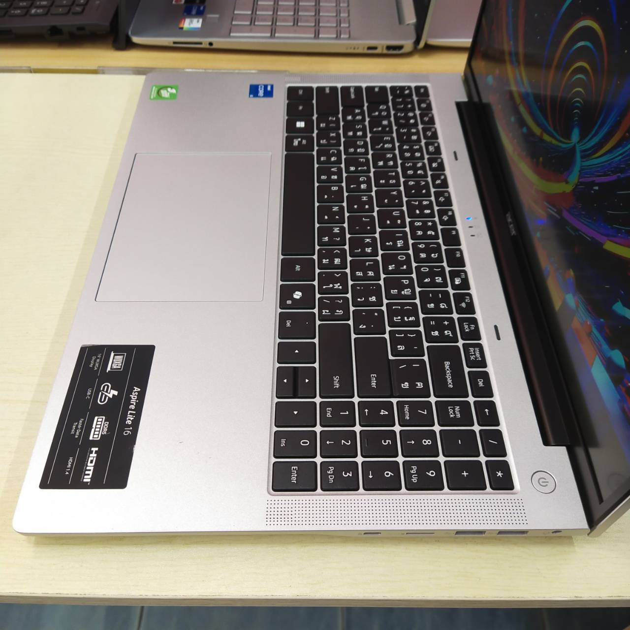 ACER ASPIRE LITE 16 AL16-52P-51Y1 ประกันศูนย์ Onsite 10/06/2027 สภาพเครื่อง 85%