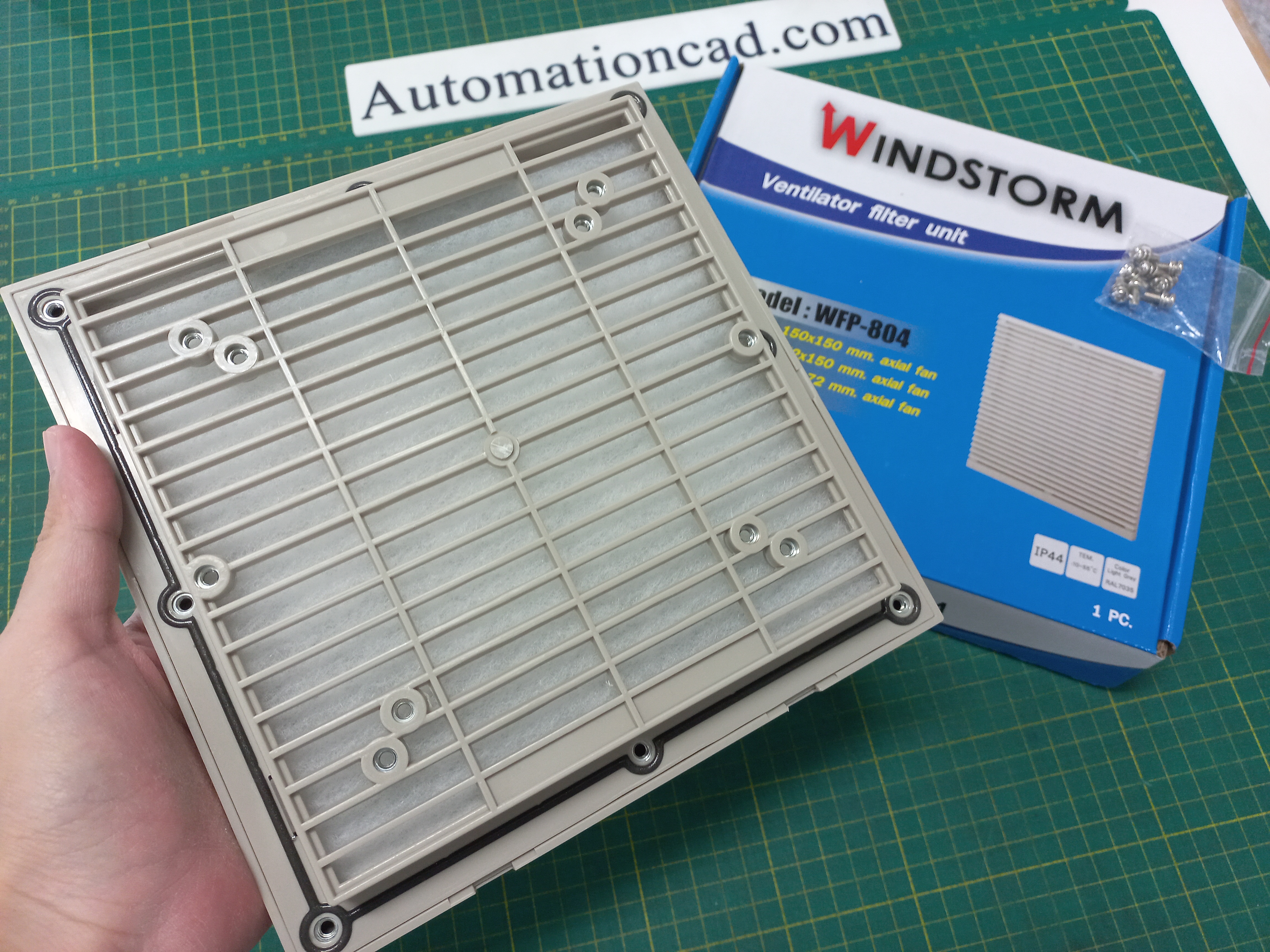 ฟิลเตอร์พัดลมระบายอากาศ WINDSTORM ขนาด 6 นิ้ว WFP-804