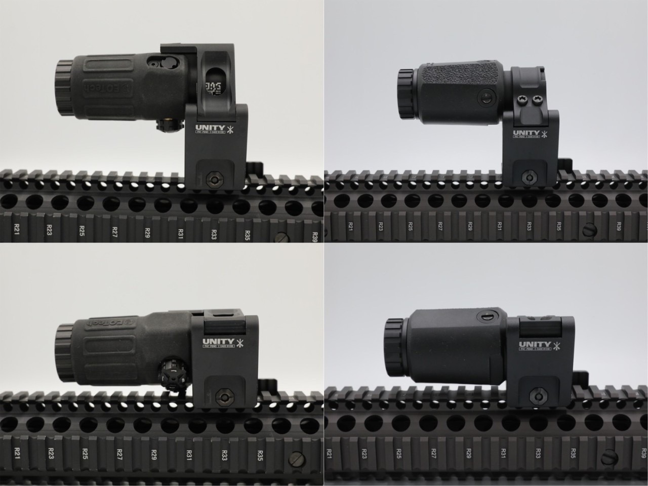 ขาจับซูมหลัง ยี่ห้อ Unity รุ่น Fast FTC (FAST FTC Magnifier Mount) (FAST FTC Eotech G33 Magnifier Mount) (FAST™ FTC Aimpoint Magnifier Mount) มี2รุ่นให้เลือก #รุ่น Eo-Tech G33 #รุ่น Aimpoint