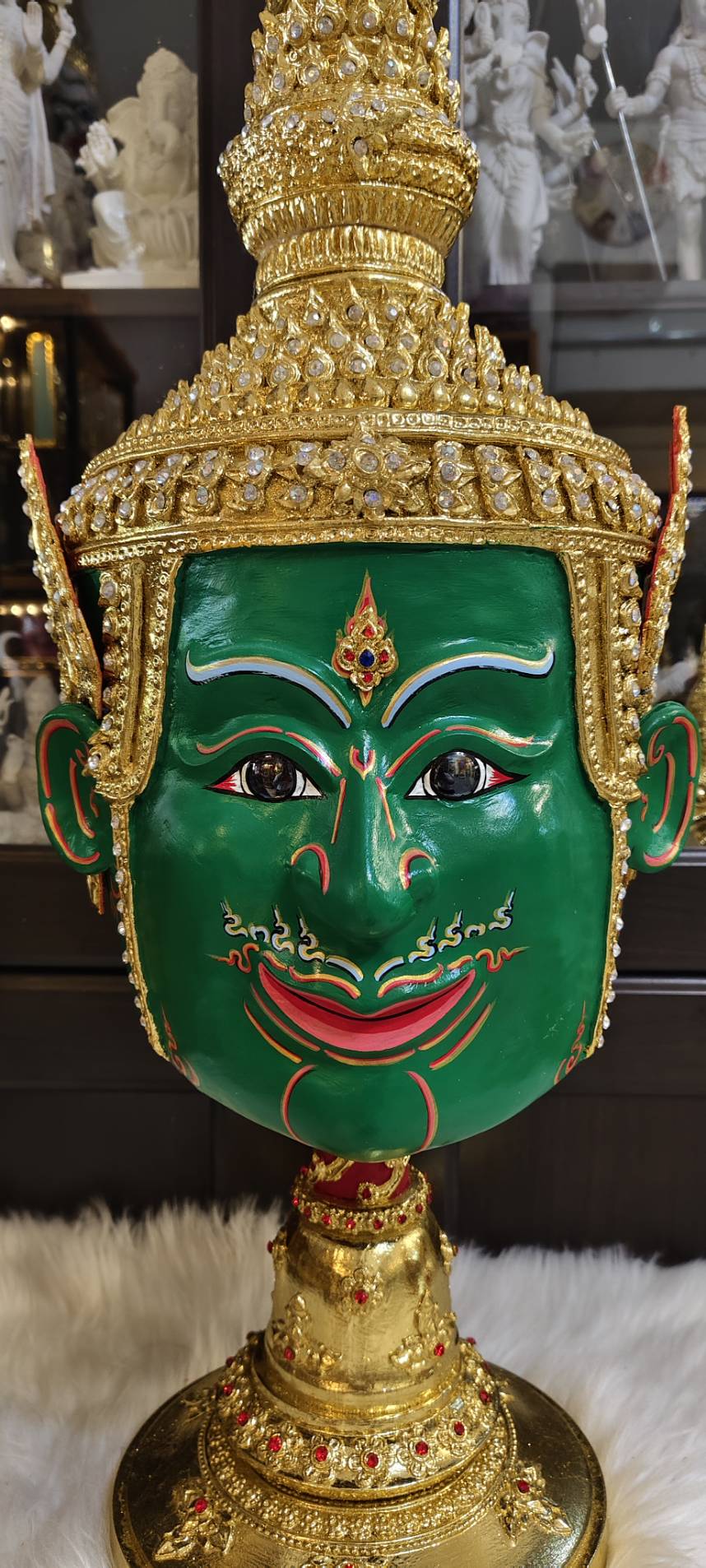 หัวโขน พระราม ขนาดสวมหัว