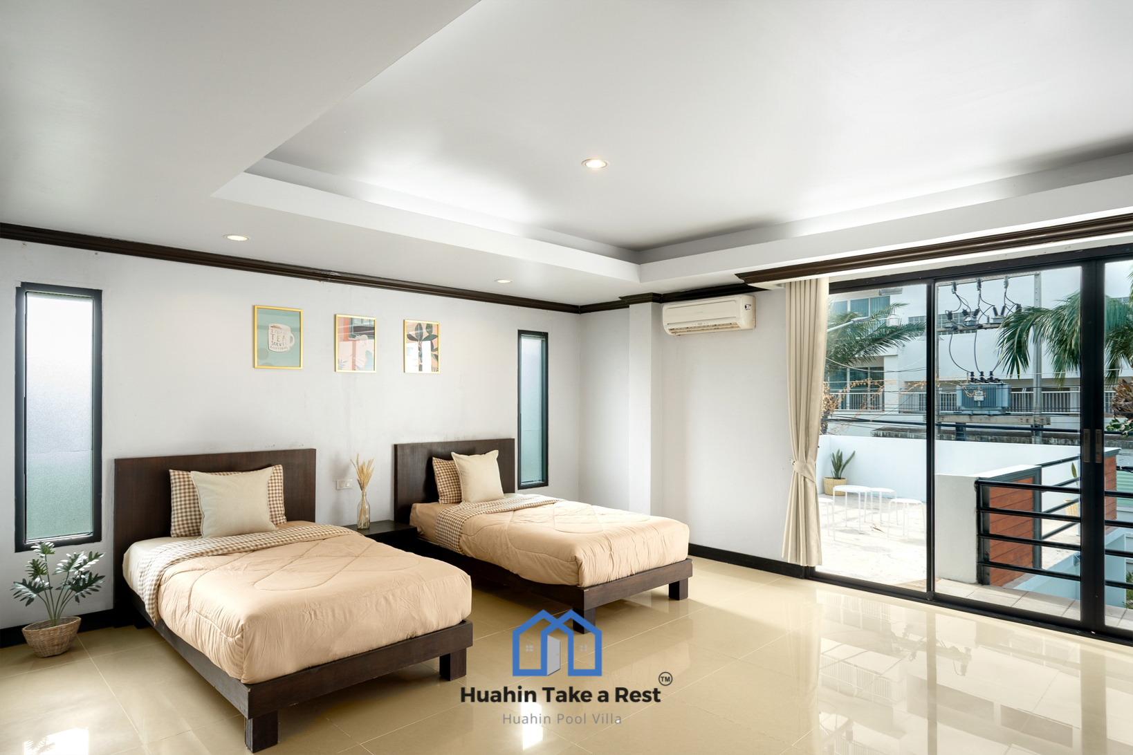 HR15043 บ้านพักหัวหิน บ้านบีชไซด์ พูลวิลล่า