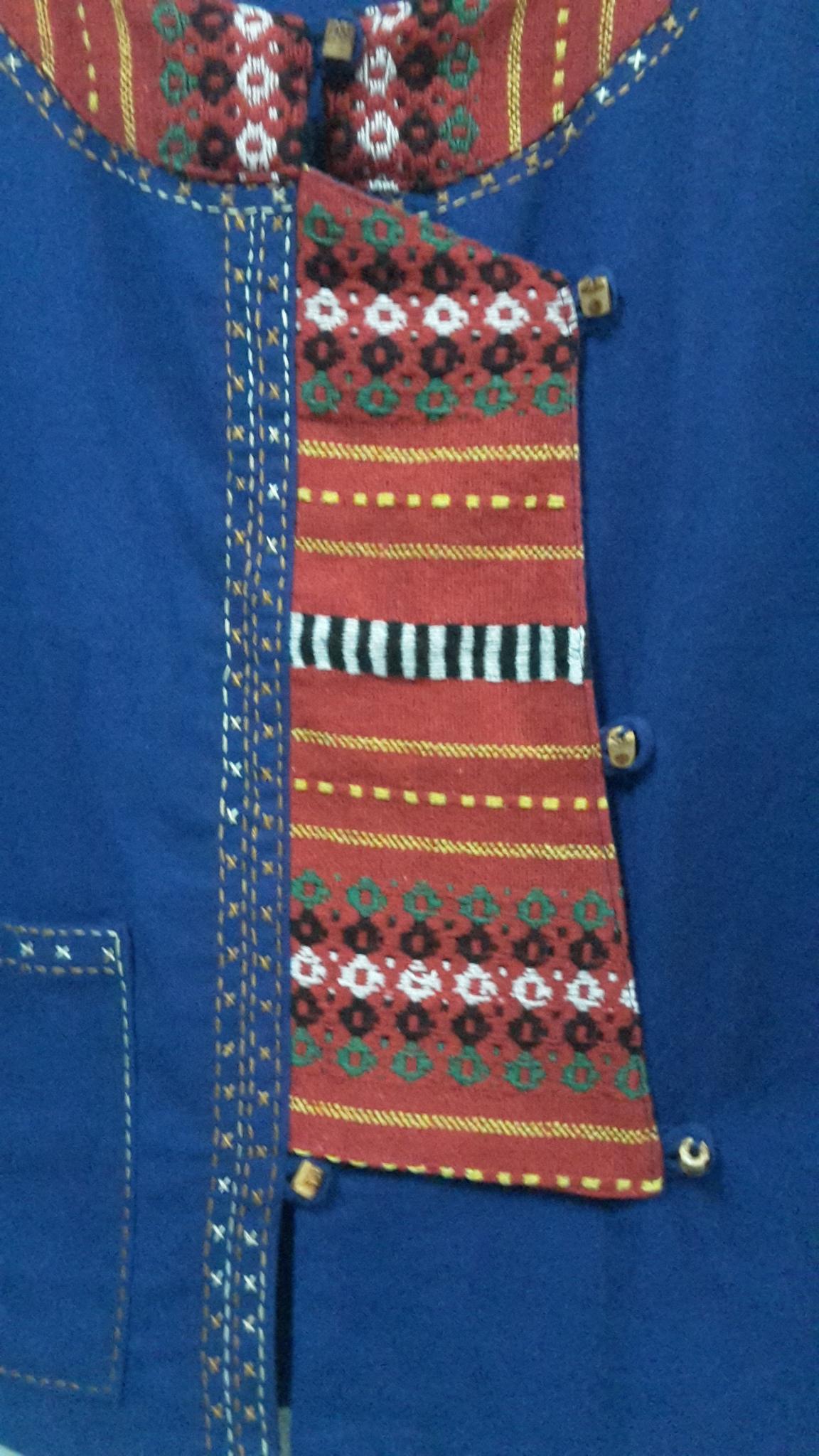 เสื้อม้อฮ่อมสสตรี เสื้อผ้าไทยสตรี เสื้อผ้าฝ้ายภูไท เสื้อผ้าฝ้ายสีน้ำเงิน