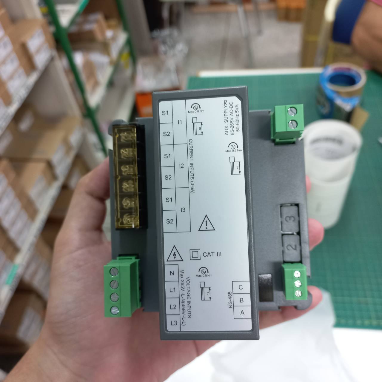 ABB พาวเวอร์มิเตอร์ Power Meter 3เฟส Digital Meter รุ่น M1M 20 Modbus M1M20