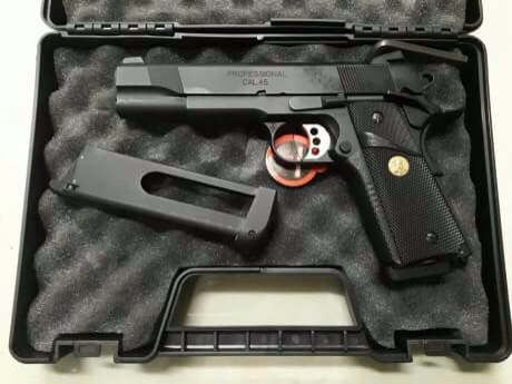 New.ปืนสั้น 1911 ด้ามไม้แท้ มา 2 แม็ก