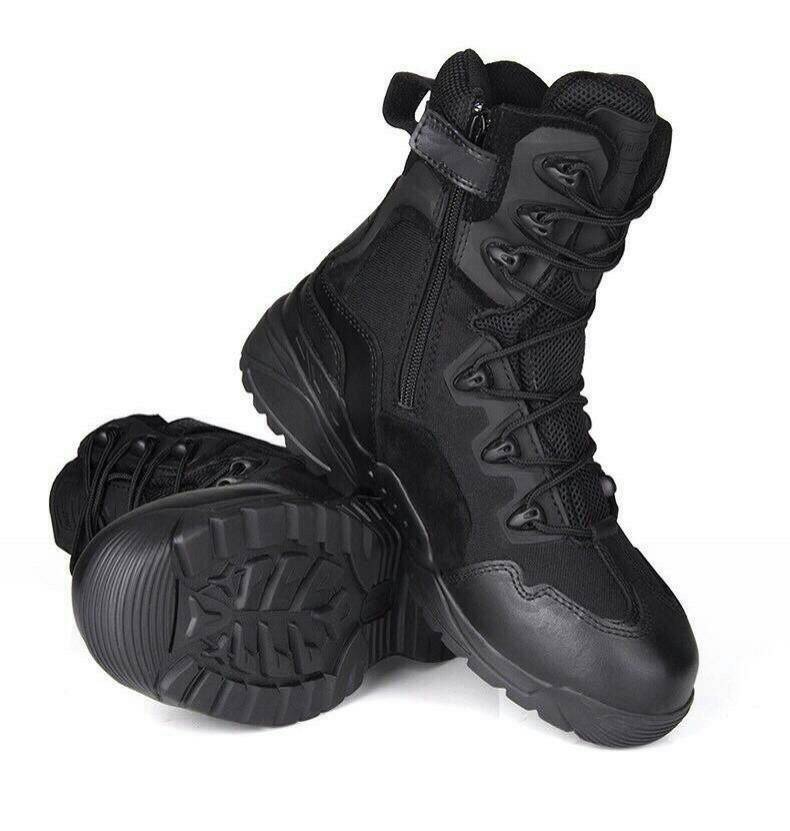 New.รองเท้า Magnum TACTICAL BOOT ข้อยาว หนังแท้ และผ้าคอดูร่า (CORDURA) ใส่สบาย ซิปข้าง ระบายอากาศดี ไม่อับ สีดำ. สีทราย ราคาพิเศษ