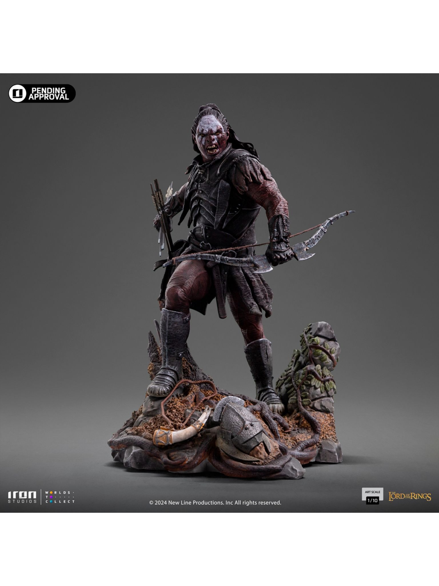 เปิดจอง : Lurtz Uruk-hai Leader: Lord of the Rings 1/10 Scale