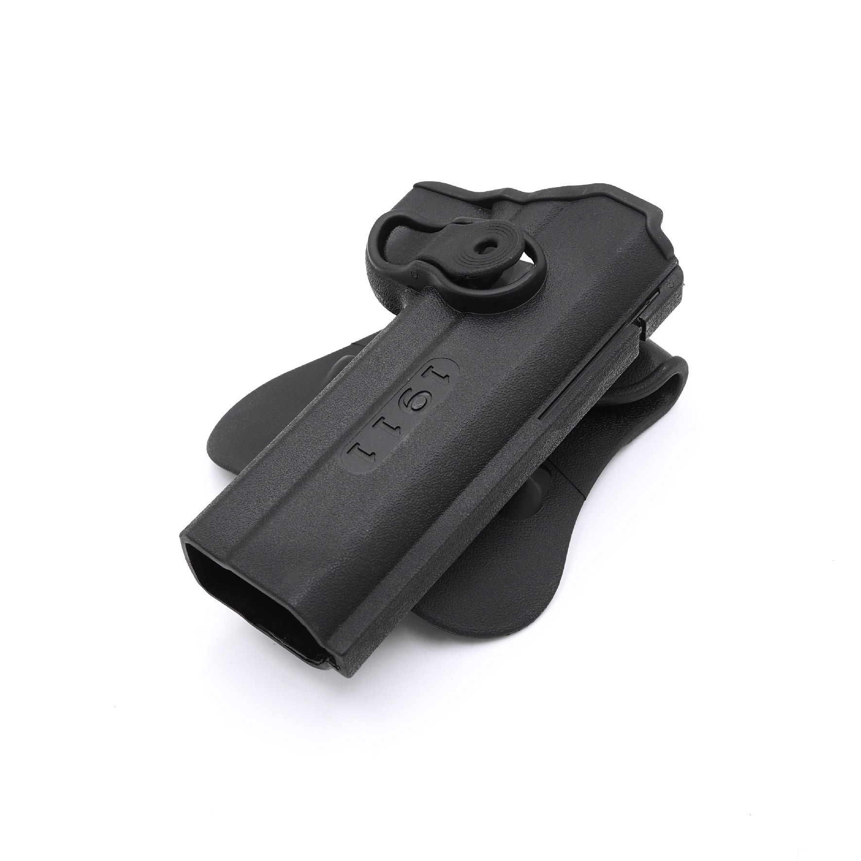 New. ซองปืน imi 1911 -ผลิตจากพัสดุ Polymer อย่างดี -ด้านหลังมีเพจเหน็บเข็มขัดในตัว สะดวก ถอดง่าย น้ำหนักเบา -แถมฟรีซองแม็กกาซีนคู่ 1911