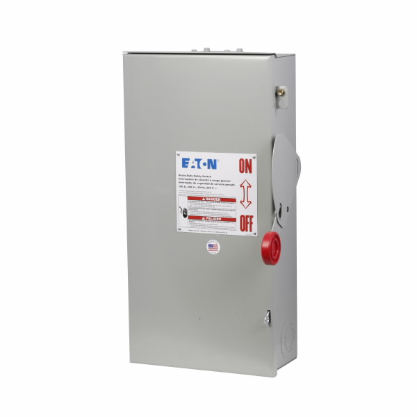 Safety Switches EATON เซฟตี้สวิทช์ 100A 3-Phase แบบใส่ฟิวส์ได้ OUTDOOR