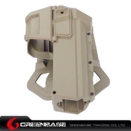New.สินค้ามาใหม่ ซองปืนสั้น GLOCK ARMY FORCE Tactical Movable Holster for Marui/WE Glock Pistol for G17/G18/G19 Pistol สีดำ / สีทราย ราคาพิเศษ