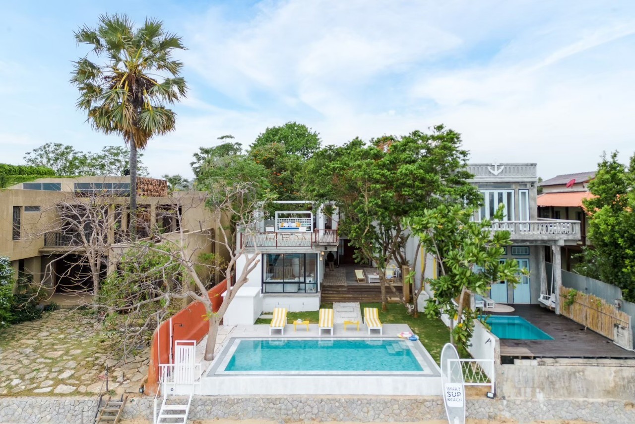 HR15075 บ้านพักติดหาดปราณบุรี The Banana Beach Villa Pranburi