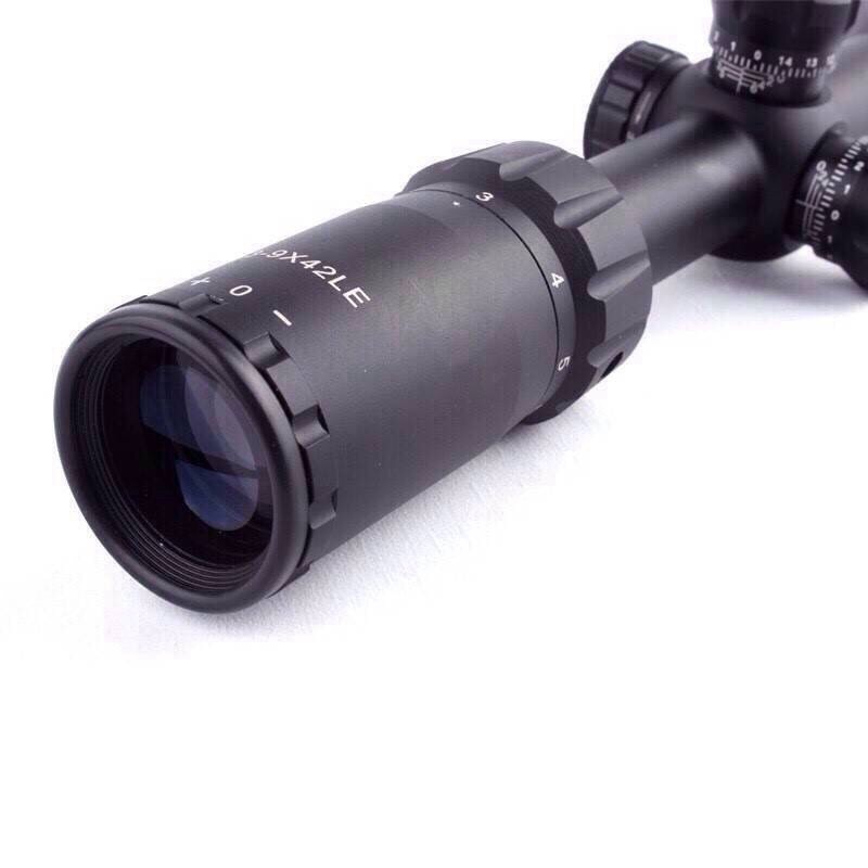 กล้อง Scope VISM 3-9x42 CBT มีเลเซอร์แดงในเลนส์