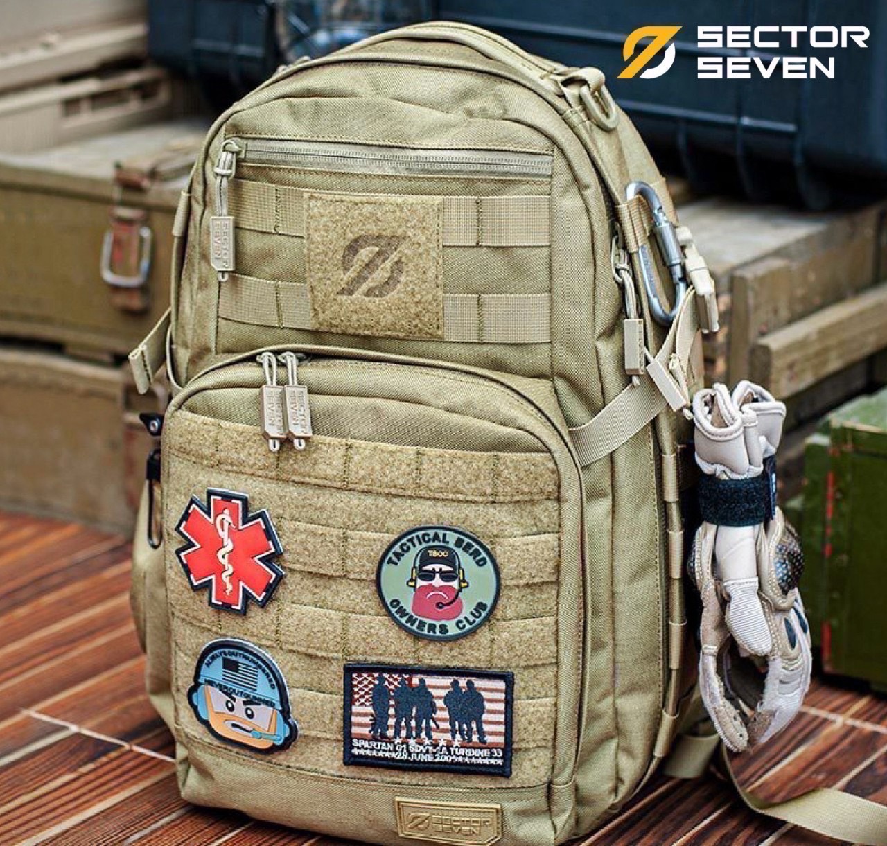 (clapping hands)สินค้าเข้ามาแล้วค่ะ (fire)เป้ Sector seven ( Sector Seven Tactical Backpack ) ⚓️ ผลิตจากผ้า Nylon 1000D ⚓️ ออกแบบภายใน แบ่งช่องใส่ของได้เป็นระเบียบ ⚓️ ด้านหน้าและด้านข้างมี Molle webbing สำหรับติดอุปกรณ์ต่างๆ ⚓️