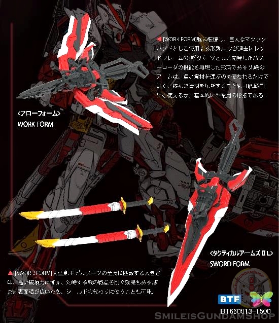 HG-RG 1/144 Gundam Astray Red Frame Kai Action & Weapons[BTF][พาสเสริม]