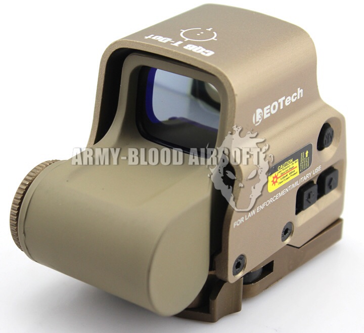 L-3 EOTech HWS EXPS3 Style Holographic Red Green Reflex T-Dot Sight with QD Mount Side Button(TAN)