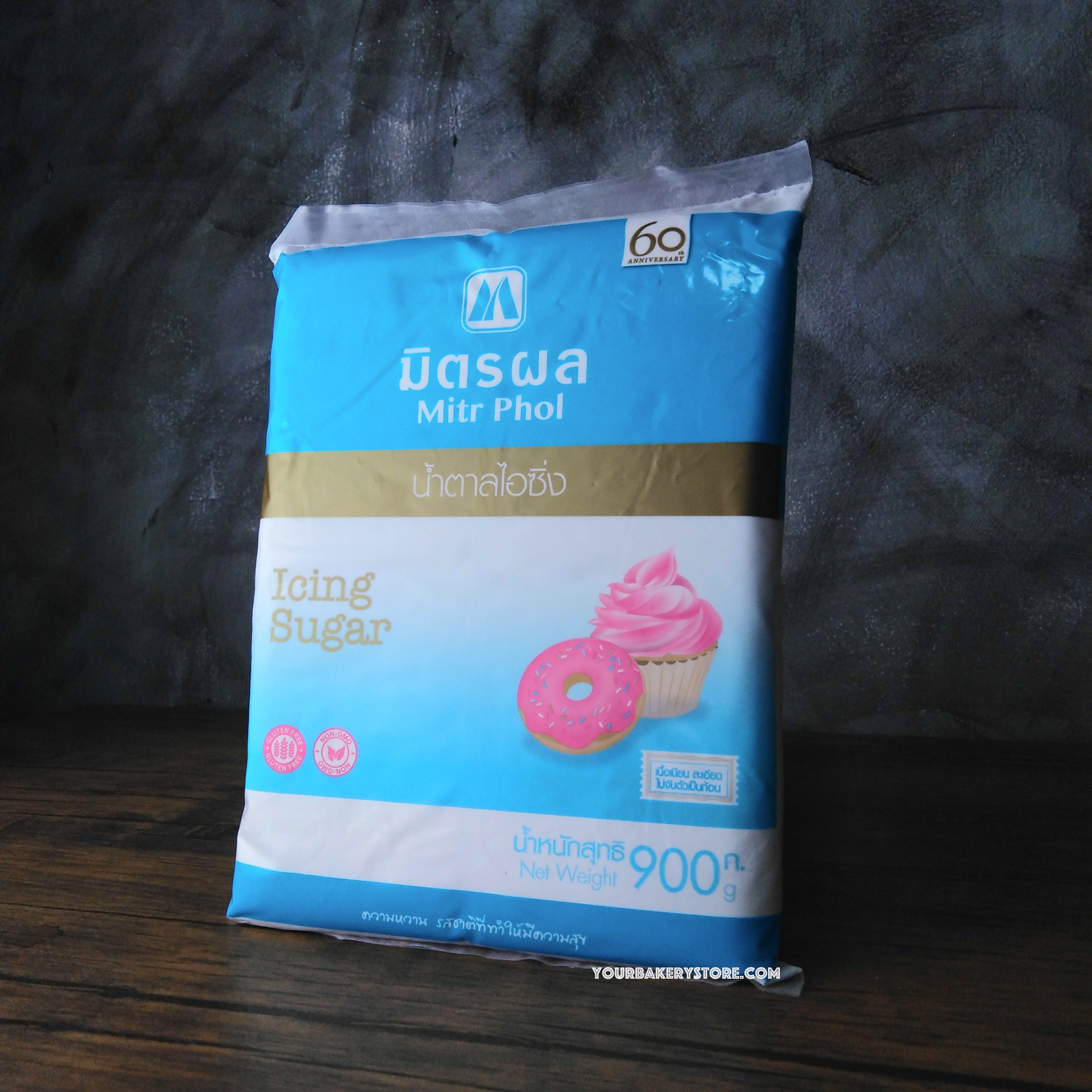 น้ำตาลไอซิ่ง (Icing Sugar) 900g. ตรา มิตรผล