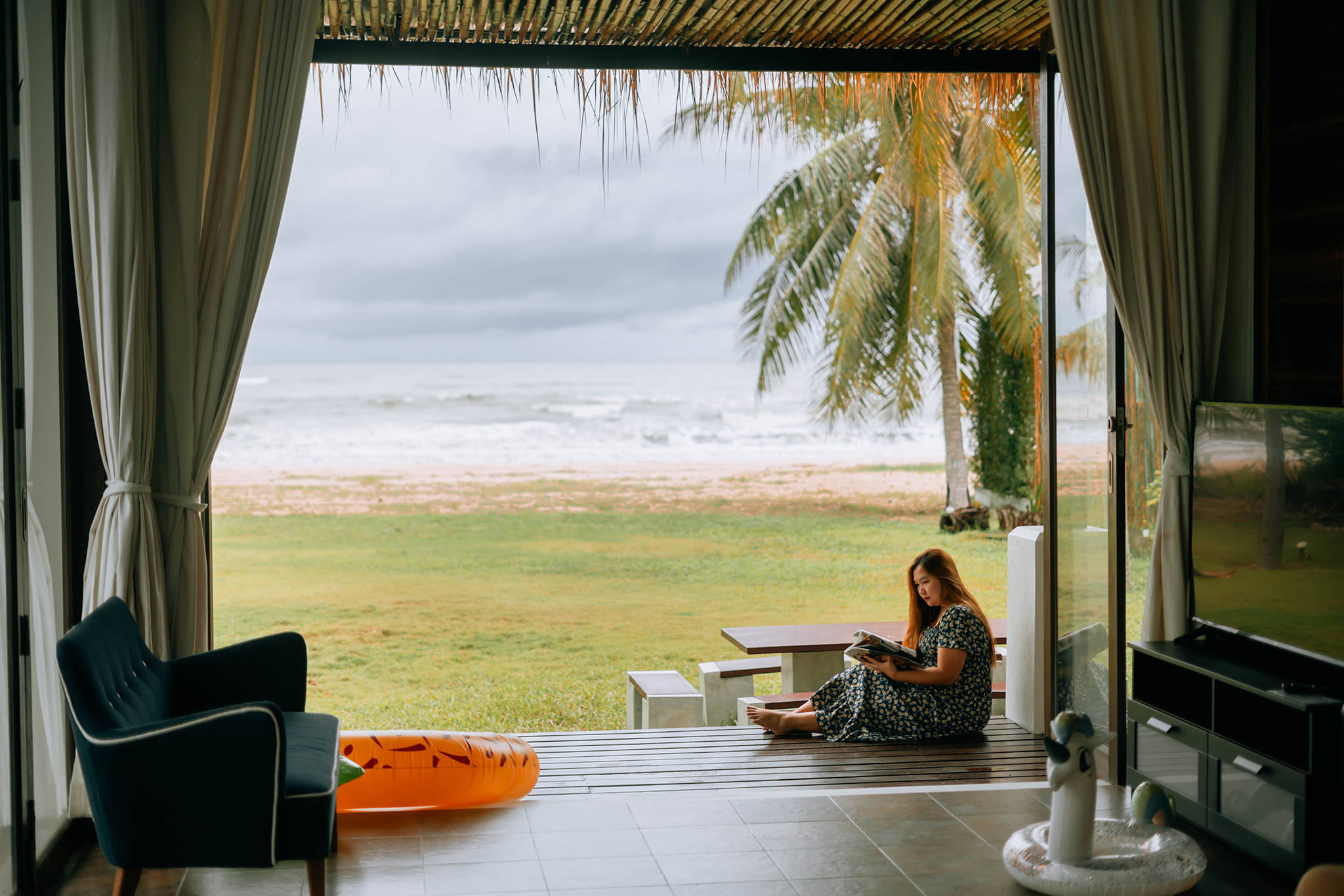 HR15061 บ้านพักติดทะเล The Pamila Beach Villa Kuiburi