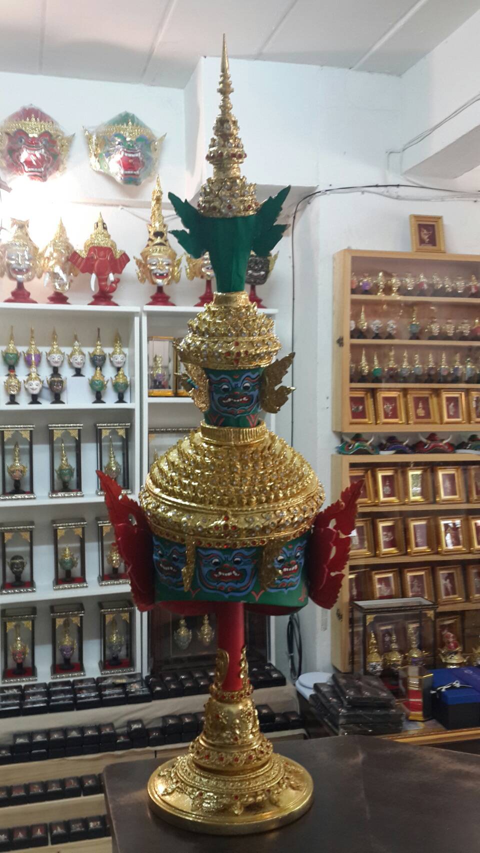 หัวโขน ทศกัณฐ์ ขนาดสวมหัว