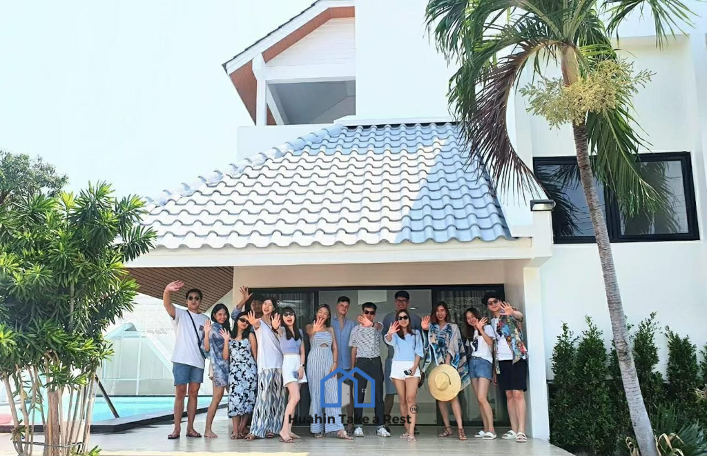 HR15041 บ้านพักหัวหิน บ้าน Miami Beach Villa