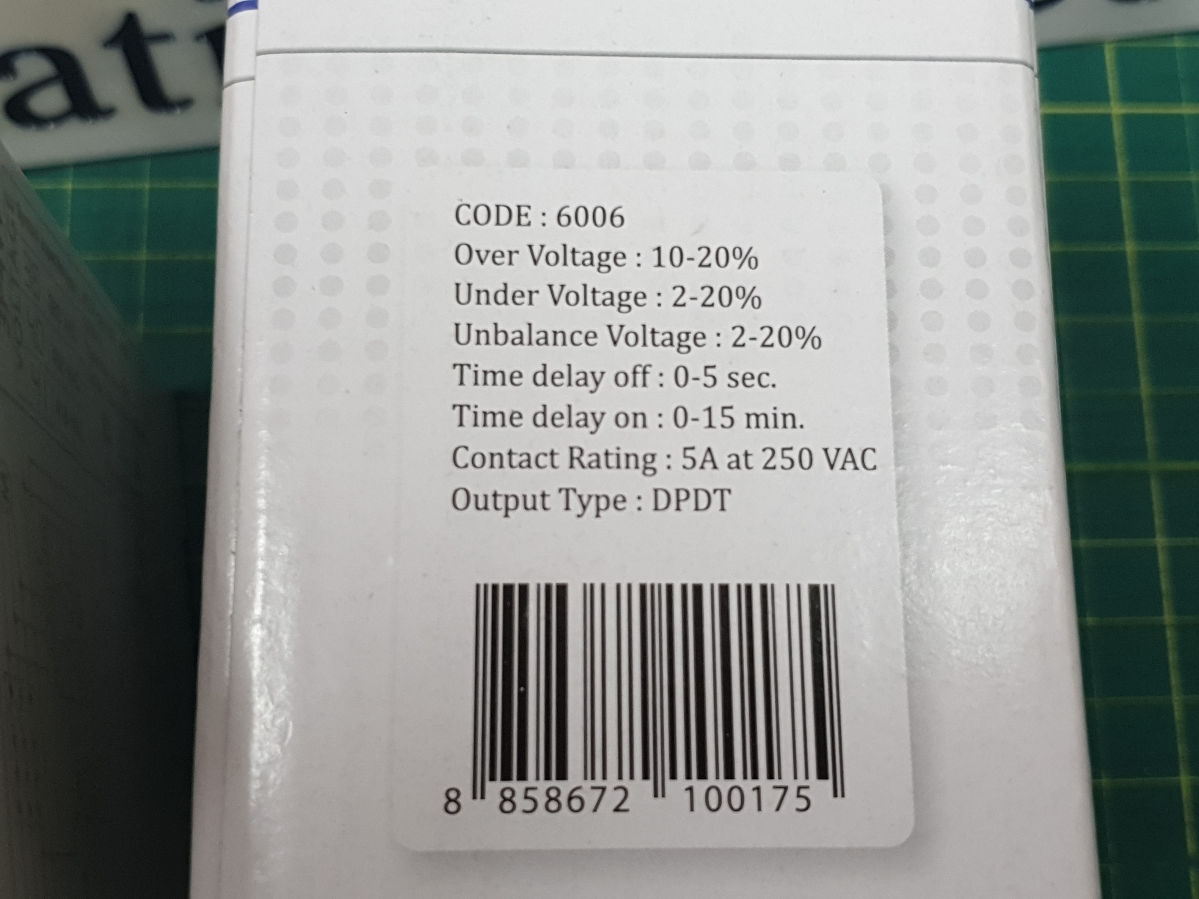 W-OP4 เฟสโปรเทคชั่น WIP อุปกรณ์ป้องกันไฟตก ไฟเกิน ให้เลือก Phase Protection Relay WOP4