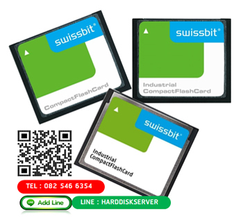 SWISSBIT, SFCF0512H1BK1TO-I-MS-553-SMA ,Compact Flash Card,512MB ,C-300 ,SLC, -40°C ~ 85°C