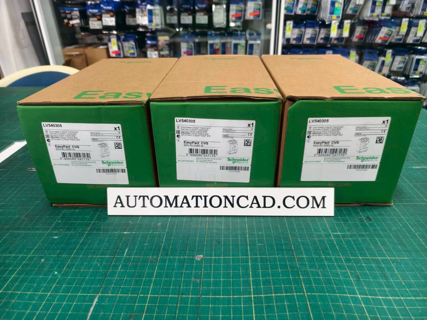 เซอร์กิตเบรกเกอร์ LV540305 3P 320A TM320D (224-320A) 36kA ชไนเดอร์ SCHNEIDER EasyPact CVS400F