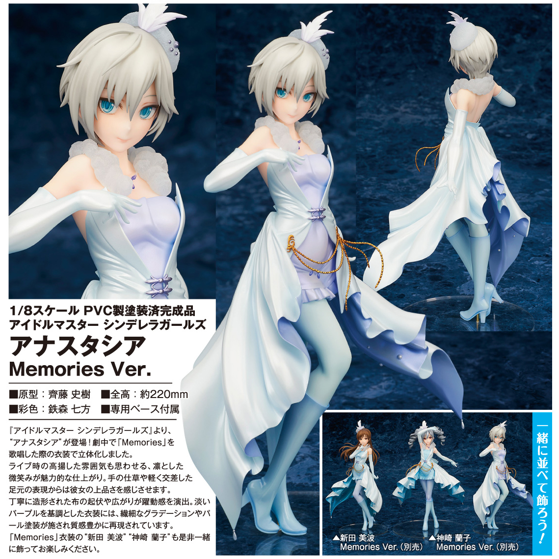 เปิดจอง THE IDOLM@STER Cinderella Girls - Anastasia Memories Ver. 1/8 PVC Figure