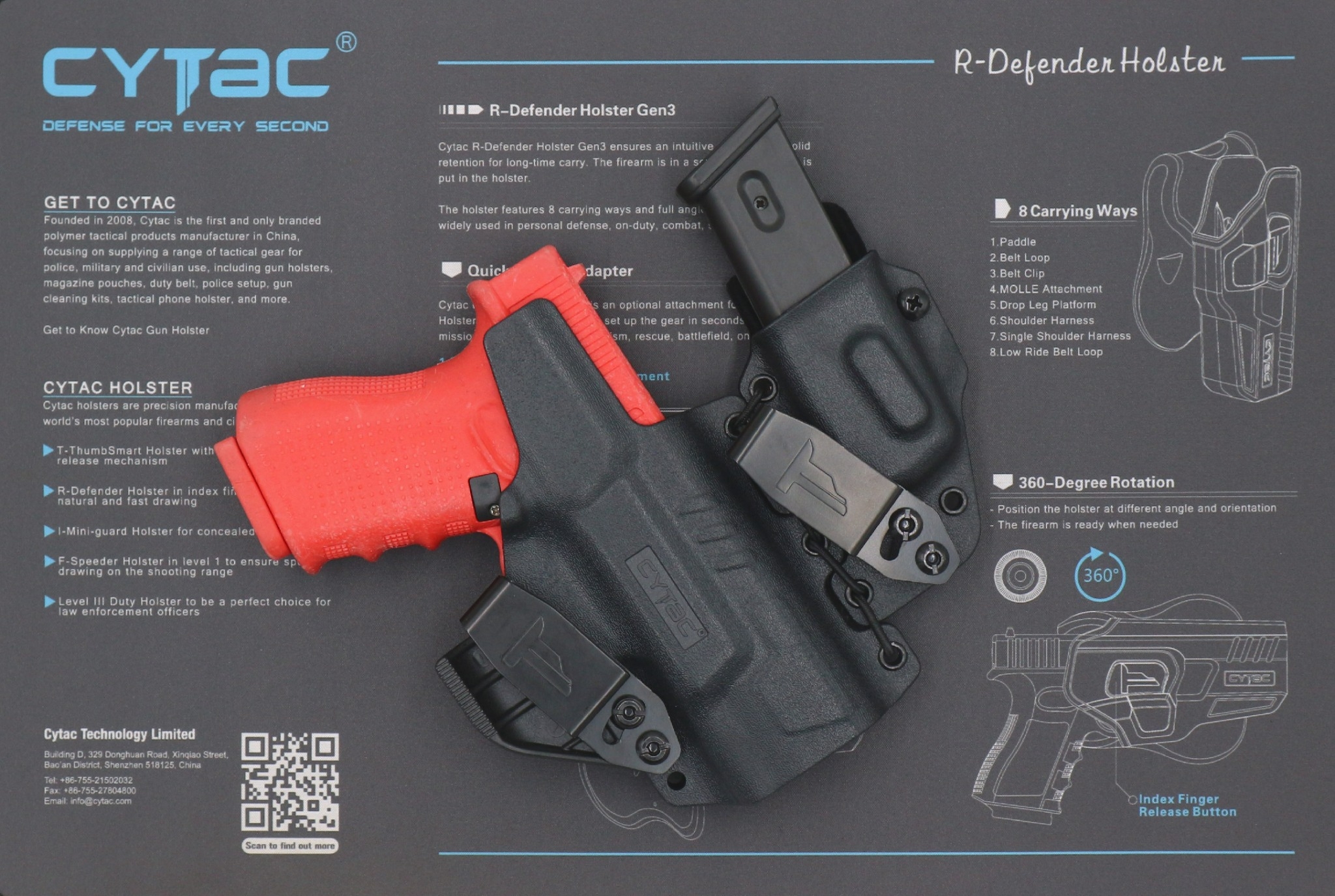 New. ซองพกใน K-Master รุ่น G19/G17 ( Gen 1-5 ) ( Cytac G19/G17 Appendix Carry Holster ) #CY-IWBG19 🔥 ผลิตจากวัสดุ K-Master คุณภาพดี 🔥 พกซ่อนด้านหน้า แนบเนียน ( AIWB ) 🔥 ซองปรับโค้งงอได้ ตามสรีระผู้ใช้งาน 🔥 ซองแม็กกาซีนถอดแย