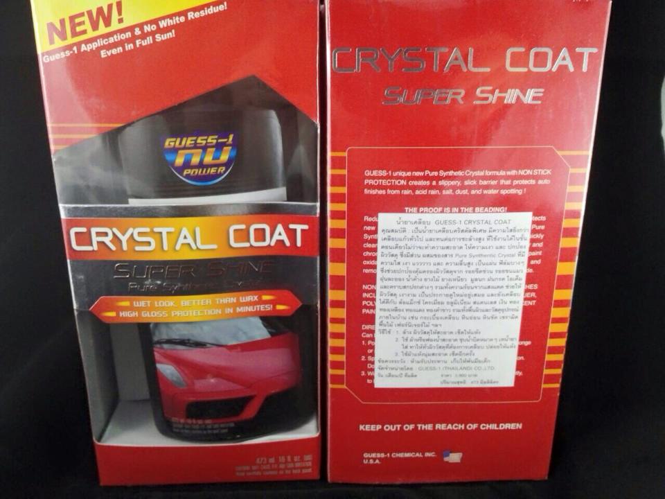 น้ำยาเคลือบแก้ว CRYTAL COAT ใหม่ล่าสุด ของแท้ ที่สุดของนวัตกรรมเคลือบแก้ว จากU.S.A.สำหรับเคลือบสีรถยนต์ ขนาด 473 มิลลิลิตร ลดราคาพิเศษ