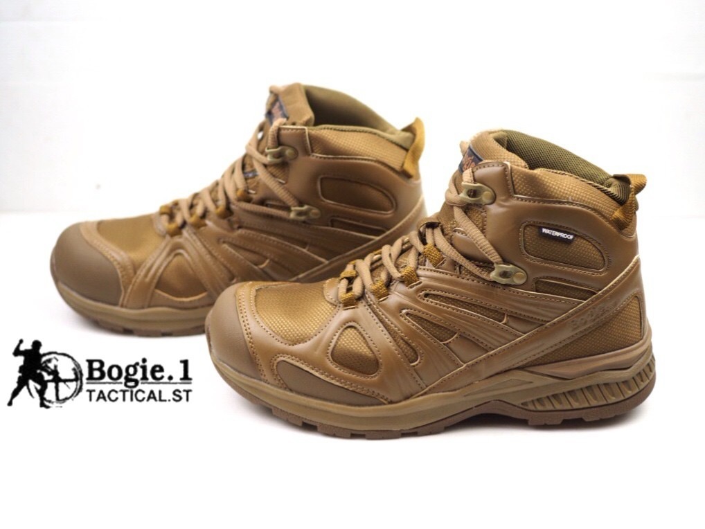 NEW รองเท้า SHOES ATTACK @G-TEX ( WATER PROOF) ภายใต้การผลิตของแบรนด์Bogie1 Tactical ในแวดวงสินค้าประเภท Tactical และ Outdoor นั้น คุณสมบัติการกันน้ำและการระบายอากาศของผลิตภัณฑ์เป็นสิ่งที่สำคัญ เพราะกิจกรรมที่ผู้สวมใส่ใช้งานจะต้องเผชิญนั้นมีหลากหลาย เป็นร