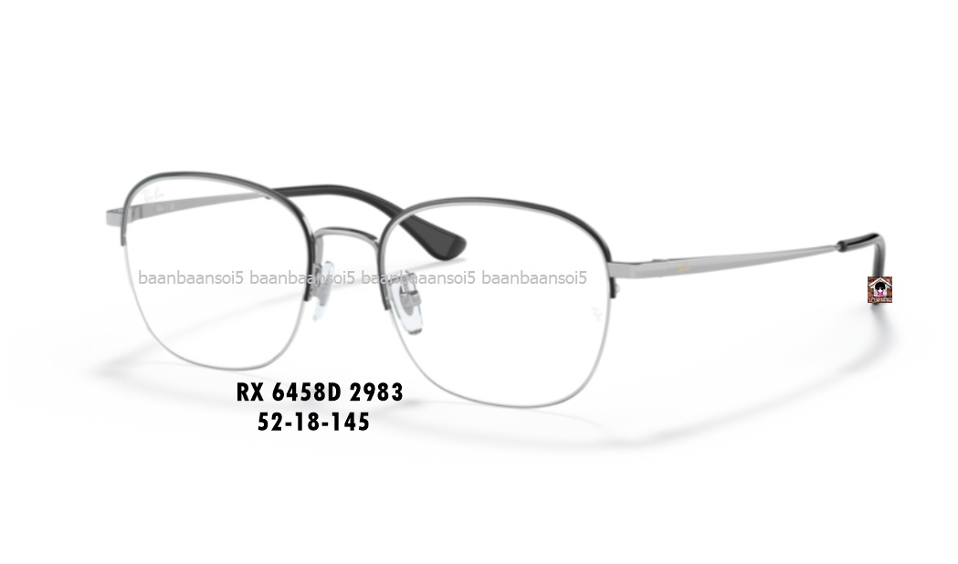 RayBan RX6458D โปรโมชั่น กรอบแว่นตาพร้อมเลนส์ HOYA ราคา 3,500 บาท