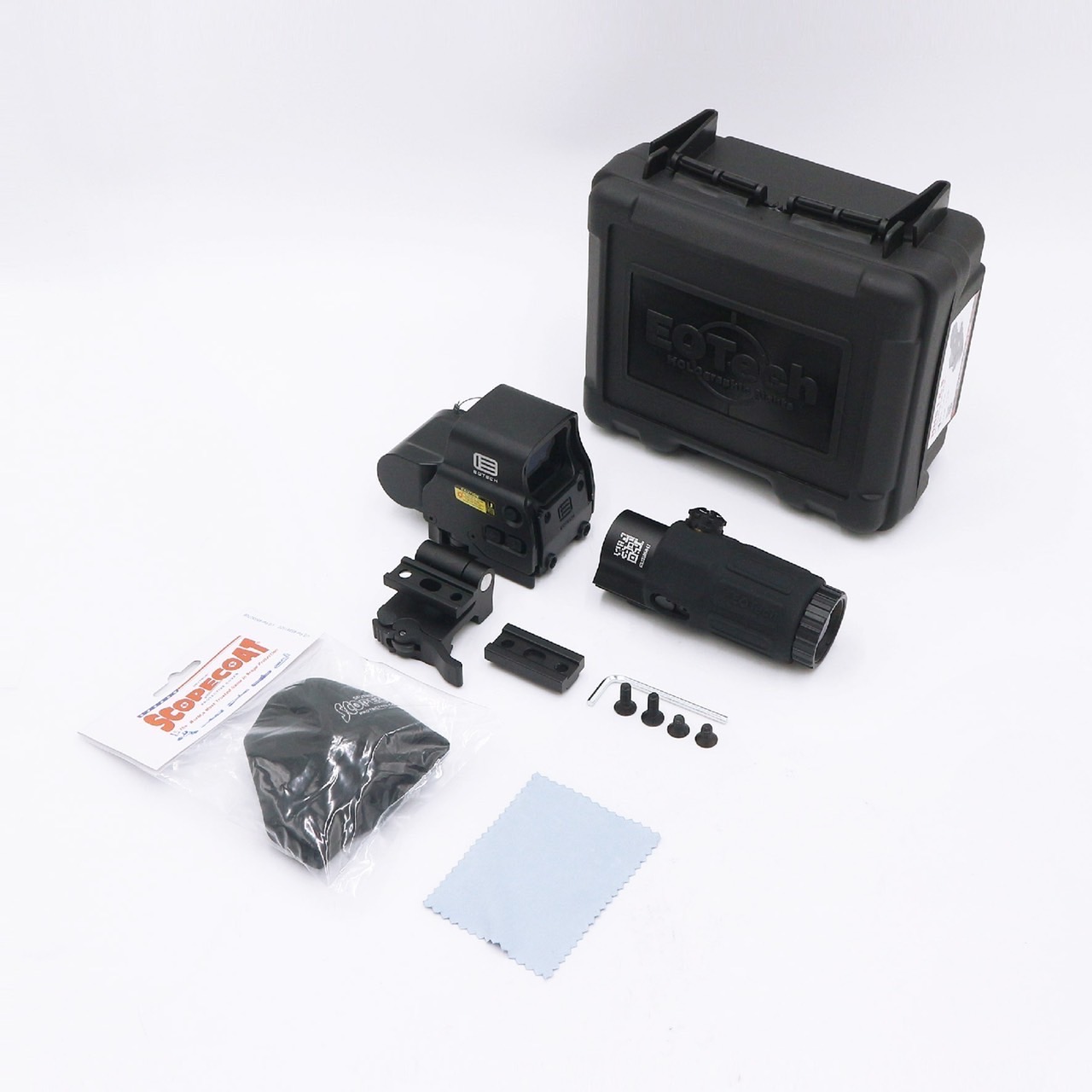 (clapping hands)สินค้าเข้ามาใหม่ค่ะ (fire)Set Eo-Tech 558 + ซูมหลังดอท รุ่น G33(fire)(ไฟ) 1 ชุด ประกอบด้วย 1. ดอท Eo-Tech ⚡️เป้าเป็นแบบ Holo-Graphic ปรับได้ 2 สี คือ สีแดง และ สีเขียว ⚡️ตัวเป้าปรับความเข้มของแสงได้ ⚡️ขาจับรางเป็นแบบปล