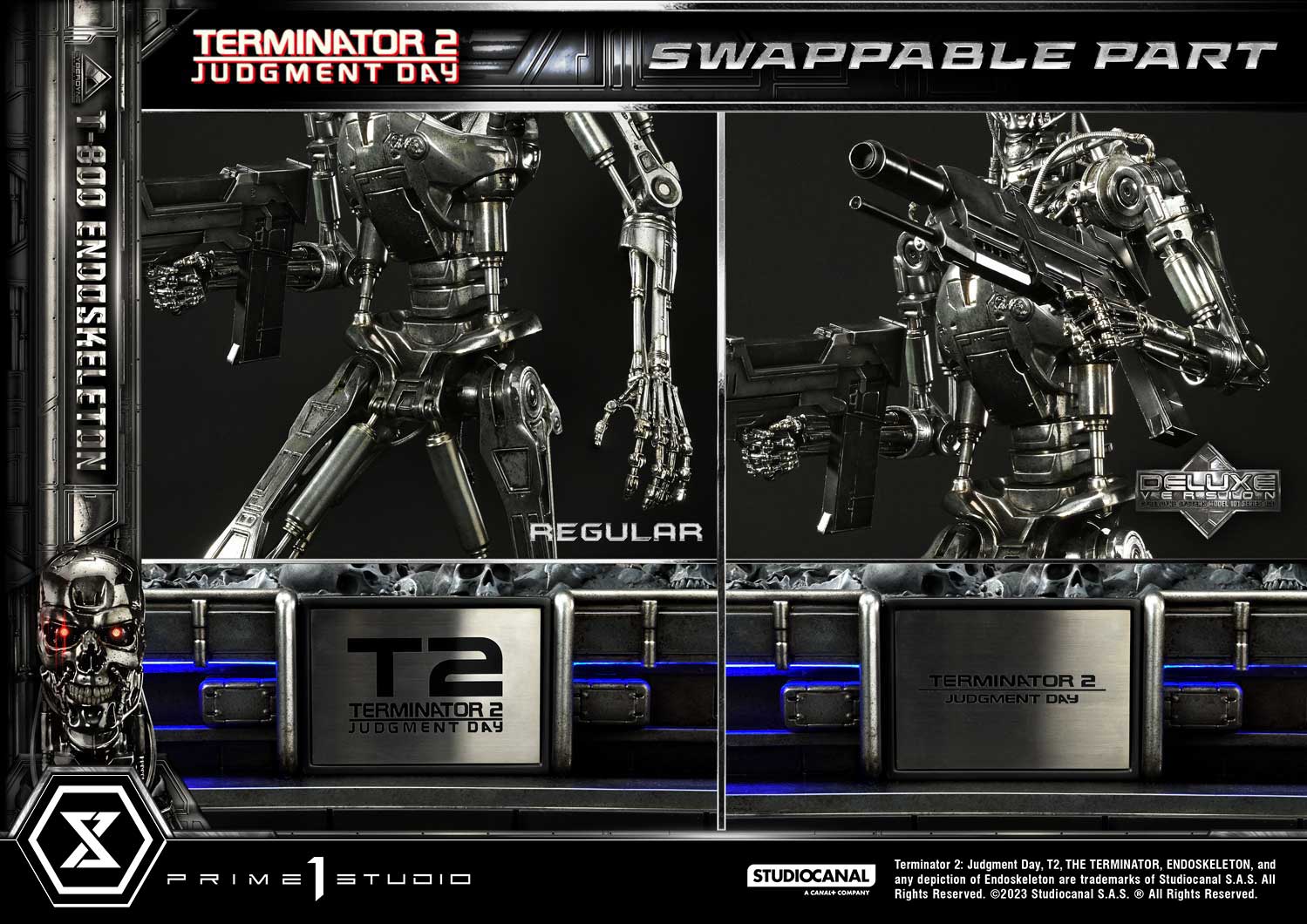 เปิดจอง : T-800 Endoskeleton: Terminator 2: Judgment Day 1/3 Scale (Deluxe Bonus)