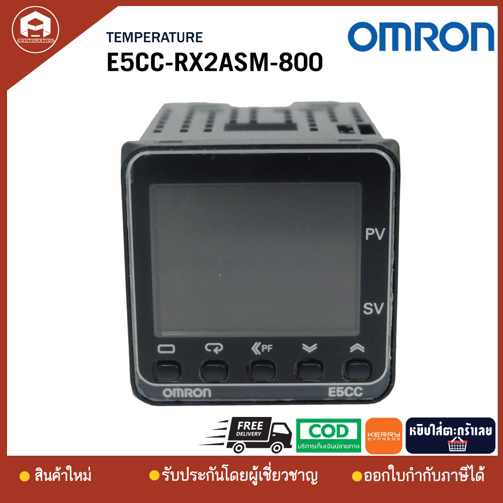 E5CC-RX2ASM-800 TEMPERATURE OMRON 240V output relay 2 alarm 48*48