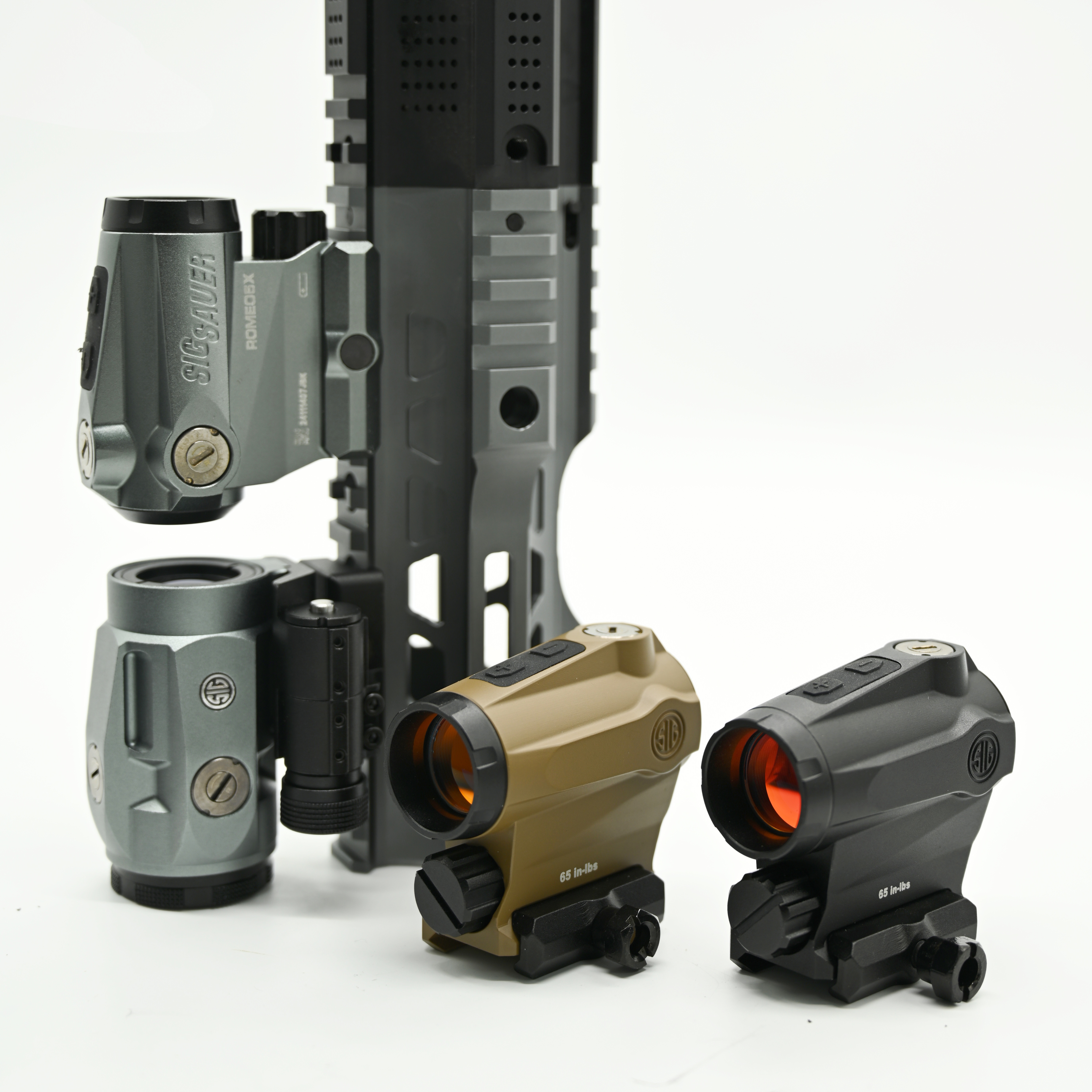 New. ดอท Sig Sauer ROMEO5 XDR ซูมหลังดอท Juliet Micro 5X magnifier