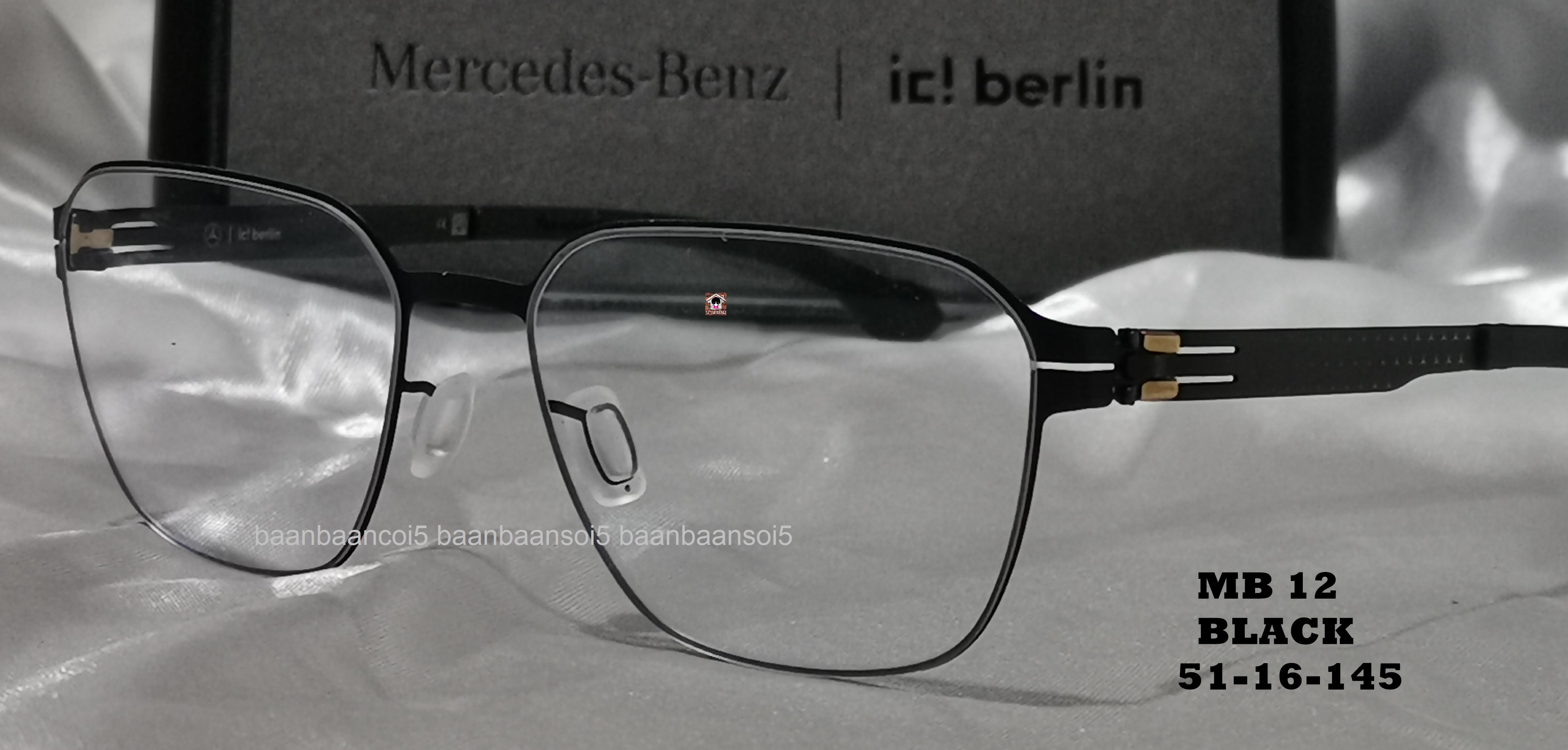 IC BERLIN MB12 โปรโมชั่น พร้อมเลนส์เปลี่ยนสี Hoya Sensity ราคา 21,900 บาท
